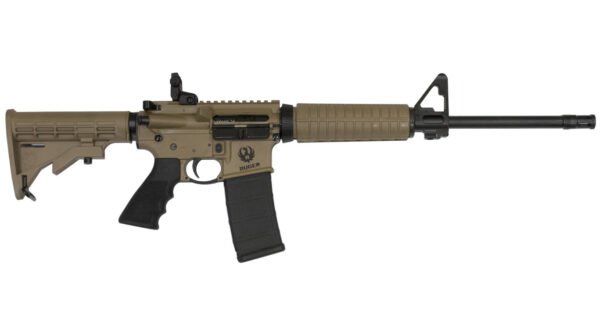 Ruger AR-556 Barrett Brown Cerakote